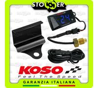 TERMOMETRO DIGITALE KOSO AUTO MOTO SCOOTER + STAFFA SENSORE TEMPERATURA M10x1