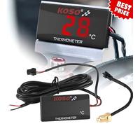 Termometro Digitale KOSO Sensore Temperatura Acqua Moto Scooter PT1/8 Universale