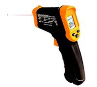 Termometro digitale laser a infrarossi, pirometro a infrarossi, senza contatto, misuratore di temperatura, -50 ℃ ~ 600 ℃, illuminazione LCD, giallo/nero, striscia laser (non per le persone) per cucina
