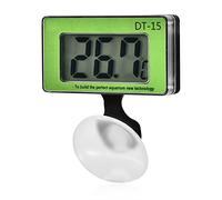 Termometro digitale per acquari compatto con ventose facili da installare e adatti alle misure confortevoli di temperatura del serbatoio di pesca per acquari