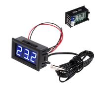 Termometro digitale per acquario - Termografia a LED impermeabile, misuratore di temperatura preciso, temperatura accurata | Per apparecchiature industriali Dispositivo sensore di monitoraggio del ser