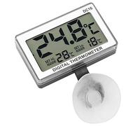 Termometro Digitale per Acquario, Termometro Digitale, Mini Termometro Lcd per Acquario DC16 con Ventosa per Acquario, Termometri Digitali