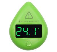 Termometro digitale per acquario, termometro digitale per acquario, display a LED, termometro per acquario, termometro predefinito HI/LO allarme sensore di temperatura per serbatoio senza fili con