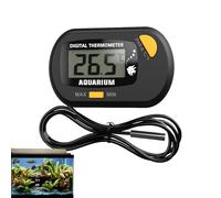 Termometro digitale per acquario, termometro digitale per rettili, tartarughe, strumenti per terrario, sensore portatile con misurazioni precise per il monitoraggio della temperatura 'acqua