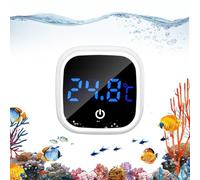 Termometro digitale per acquario, termometro, mini termometro per acquario, sensore di temperatura ad alta precisione con touch screen, adatto per acquari d'acqua dolce e marini