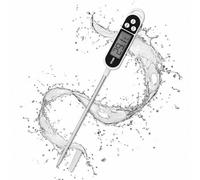 Termometro digitale per alimenti con sonde lunghe | Lettura istantanea | Batteria inclusa | Adatto per cuocere, grigliare, latte e acqua (da -50°C a +300°C)
