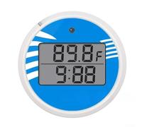 Termometro digitale per bagno di ghiaccio con timer, impermeabile IPX6, termometro galleggiante per terapia del freddo, intervallo di temperatura da -35 a 70 °C, display HD, batteria integrata, bianco