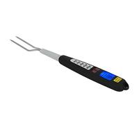 Termometro Digitale per Barbecue per Carne Forchetta da Display LED a Doppia Sonda a Lettura Istantanea, Termometro per Carne Wireless, Termometro per Griglia per
