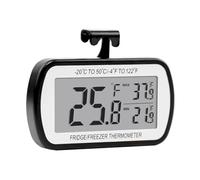 Termometro digitale per frigorifero con grande display, retro magnetico e cronologia elevata, design impermeabile, termografo digitale per frigorifero