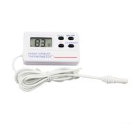 Termometro digitale per frigorifero, con supporto magnetico, da -50 °C a 70 °C, allarme temperatura per frigoriferi e congelatori, letture min/max di memoria