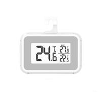 Termometro digitale per frigorifero da -10 a 50 °C, misurazione precisa | Ampio display LCD, numeri ben leggibili, display delicato per gli occhi, design salvaspazio, per una panoramica ideale