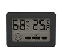 Termometro digitale per interni, igrometro per casa, accurato, misuratore di umidità della temperatura, monitor con indicatore di comfort ℃/℉, supporto di commutazione per casa, ufficio, camera dei