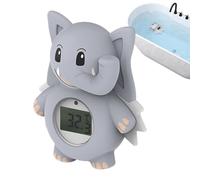 Termometro digitale per la temperatura della vasca da bagno, a forma di elefante, con display a LED, per bambini, casa, doccia, nuoto