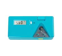 Termometro digitale per saldatore, tester di temperatura per saldatura, con sensore CA tipo K, gamma 0-600 °C, precisione ± 3 °C, display LCD, alimentazione a batteria 9 V