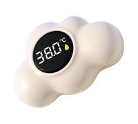 Termometro digitale per vasca da bagno, impermeabile, monitor galleggiante | Termometro digitale a forma di nuvola con display a LED, per bambini, casa, camera dei bambini, doccia, piscina