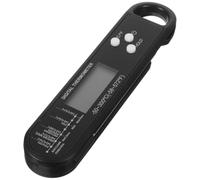 Termometro Digitale Pieghevole per Carne e Barbecue Sonda Lunga | Acciaio Inox e Abs, Schermo Chiaro e Magnete Interno, Letture Rapide per Cottura e Refrigerazione