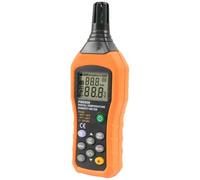 Termometro Digitale Pm6508 per Temperatura e Umidità Ambiente Portatile | ABS e Tpe, Precisione ±0, 5%, Registra Massimi, per Magazzino e Agricoltura