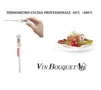 Termometro Digitale Professionale Cuoco Chef Cucina Fritti Arrosti -50°C + 300°C