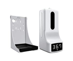 TERMOMETRO DIGITALE SIMPLETEK K9 Pro Termometro Da Parete A Infrarossi Con Erogatore Automatico Dispenser