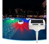 Termometro Digitale Solare per Piscina - Termometro Galleggiante con Display LCD, Termometro per Piscina con 8 Effetti Luminosi Dinamici, Termometro Digitale Impermeabile IP68 per Piscine e Laghetti
