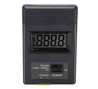 Termometro Digitale Tm902c con Sonda in Acciaio Resistente Al Calore Industriale Ad Alta Precisione, Ampio Display LCD per la Misurazione di Gas, Sostanze Liquide e Semisolide