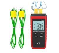 Termometro digitale UT320A UT320D, mini termocoppia a doppio contatto tipo KJ, misuratore di temperatura elevata da -50℃ a 1200℃,Professionale(UT320A)