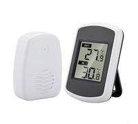 Termometro digitale wireless con display LCD per letture di temperatura interna ed esterna e copertura all'aperto di 100 m