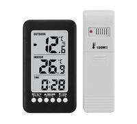 Termometro Digitale Wireless LCD For Interni/esterni Orologio Misuratore Di Temperatura Stazione Meteorologica Strumenti Di Test Del Tester Di Temperatura Monitor Accurato