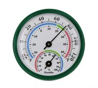Termometro e igrometro per interni, montaggio a parete, con custodia in alluminio, accurato indicatore di umidità della temperatura, per soggiorno, camera dei bambini, incubatrice per rettili, da -30