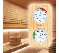 Termometro e igrometro per sauna in legno, facile installazione, igrometro