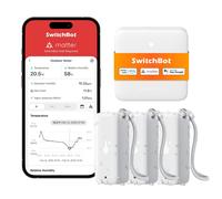 Termometro e igrometro WiFi confezione da 3 pezzi con hub mini Matter IP65