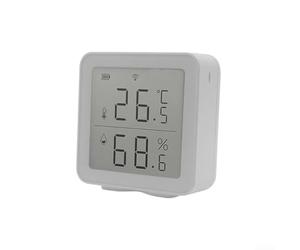 Termometro e igrometro WiFi in tempo reale con avvisi app per il monitoraggio dell'ambiente interno, supporto per il controllo vocale intelligente della casa con e integrazione Google Home