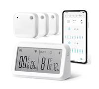 Termometro e igrometro Wireless Intelligente Sensore di umidità della Temperatura M2 Gateway WiFi Imposta Stazione meteorologica Domestica