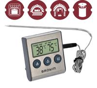 Termometro Elettronico C/Sonda Inox 250°C - Termometro digitale, Termometri