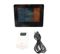 Termometro esterno interno wireless con previsione meteorologica Display a colori HD stazione meteo Movimentazione Atomic Orologio Auto Impostazione