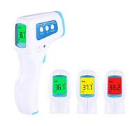 Termometro Febbre Infrarossi Frontale Auricolare Digitale Professionale Orecchio Misuratore Febbre Pistola Laser Termoscanner per Febbre Certificato A Distanza per Neonato Bambini Multifunzione