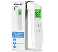 Termometro febbre per neonati, bambini, adulti, termometro frontale senza contatto, termometro digitale a infrarossi con letture accurate istantanee, allarme febbre, display LCD e 35 richieste di