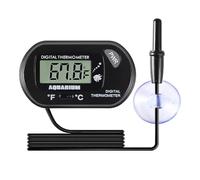 Termometro for acquario, termometro digitale LCD for acquario con sonda sensore resistente all'acqua e ventosa for incubatrici for tartarughe, termometro for acqua for terrari(3pcs)