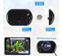 Termometro for acquario, termometro digitale LCD for acquario con sonda sensore resistente all'acqua e ventosa for incubatrici for tartarughe, termometro for acqua for terrari(1pcs)