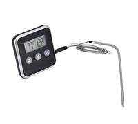 Termometro For Carne, Termometri For Digitale For Cucina Alimentare Con Display A LED, Intervallo Di Temperatura Da -58°F A 572°F For Barbecue Alla Griglia(Black)