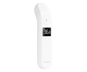 Termometro frontale iHealth No-Touch, termometro frontale a infrarossi digitale per adulti e bambini, termometro digitale per neonati touchless con indicatore di febbre, (PT2L)
