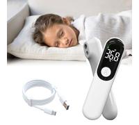 Termometro frontale senza contatto per adulti e neonato, termometro ricaricabile USB, termometro a infrarossi, preciso e veloce