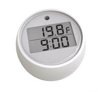 Termometro galleggiante per bagno di ghiaccio con timer, indicatore digitale della temperatura dell'acqua per tuffi freddi e nuoto invernale, design galleggiante in ABS, gamma da -20 °C a 70 °C con
