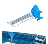 Termometro Galleggiante per Piscina con Display Leggibile | Sensore Termico a Gallegiante - Termometro Portatile con Cordino per Vasche Idromassaggio, Vasche da Bagno e Acquari