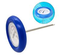 Termometro galleggiante per piscina termale con piastra centigradi grande misuratore di temperatura dell'acqua strumento di misurazione del nuoto facile da leggere grande con corda