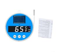 Termometro galleggiante solare per piscina, con luci LED, impermeabile, tester digitale per la temperatura dell'acqua, per piscine, vasche idromassaggio e stagni per pesci, da -10 °C a 70 °C, a