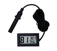 TERMOMETRO IGOMETRO DIGITALE LCD CON SONDA 1 METRO MISURA TEMPERATURA INTERNO