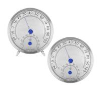 Termometro igrometro analogico | Misuratore di umidità 2 in 1 - Quadrante impermeabile per piscina, giardino, terrazza, interni ed esterni