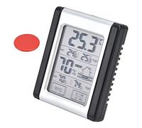 Termometro igrometro digitale ad alta precisione, misuratore elettronico di temperatura e umidità con ampio display a touch screen LCD, monitor per temperatura e umidità indoor per
