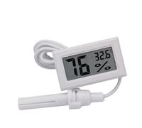 Termometro igrometro digitale con sonda adatto per casa, ufficio, serre, laboratori e stanze degli animali domestici, sensori di temperatura accurati